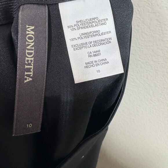 Mondetta 10 High Rise Comfort Stretch Dress Pants Black Ankle Length Pockets - Picture 8 of 8